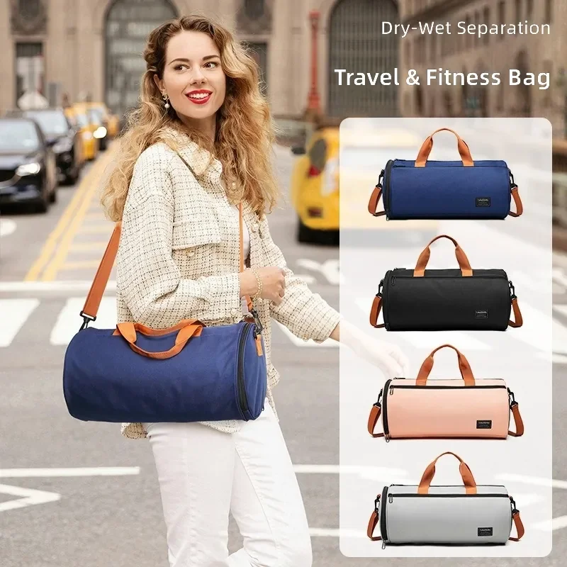 Women Short Trip Large Capacity Travel Bag, Dry Wet Separation Sports Yoga Bag Multifunctional Handbag Backpack
Women Short Trip Large Capacity Travel Bag, Dry Wet Separation Sports Yoga Bag Multifunctional Handbag Backpack