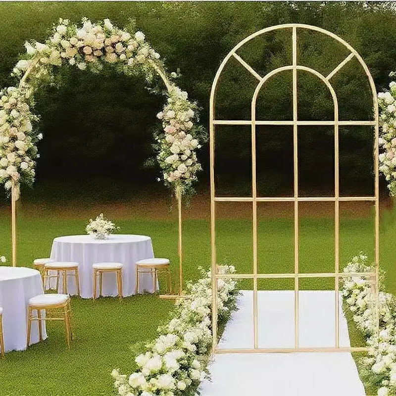 Shiny Gold Outdoor Lawn Wedding Flower Arch Floral Door Screen Frame Birthday Party Stage Backdrops Ornaments Hang Rack 2-3pcs
Shiny Gold Outdoor Lawn Wedding Flower Arch Floral Door Screen Frame Birthday Party Stage Backdrops Ornaments Hang Rack 2-3pcs