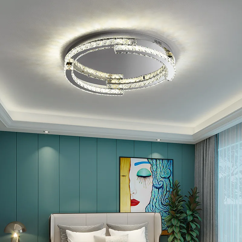 SANDYHA Modern Crystal LED Lamp Circular Design Ceiling Light Apply To Bedroom Dining Room Indoor Decoration Lighting Fixture
SANDYHA Modern Crystal LED Lamp Circular Design Ceiling Light Apply To Bedroom Dining Room Indoor Decoration Lighting Fixture
