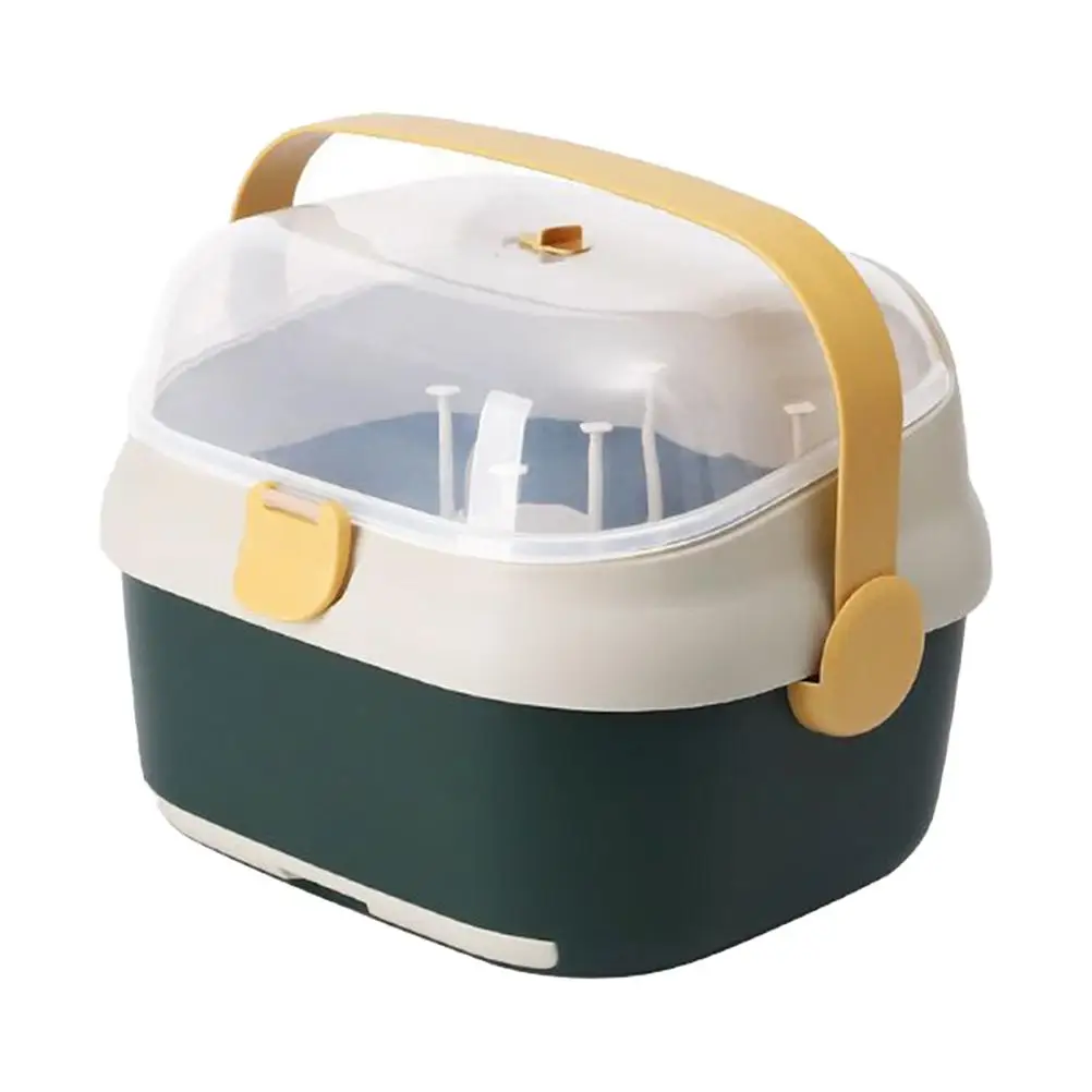 Baby Bottle Storage Box Durable Holder Fine Workmanship Sealed Dust Free Portable Milk Drainer Tableware Organizer Baby Tools
Baby Bottle Storage Box Durable Holder Fine Workmanship Sealed Dust Free Portable Milk Drainer Tableware Organizer Baby Tools