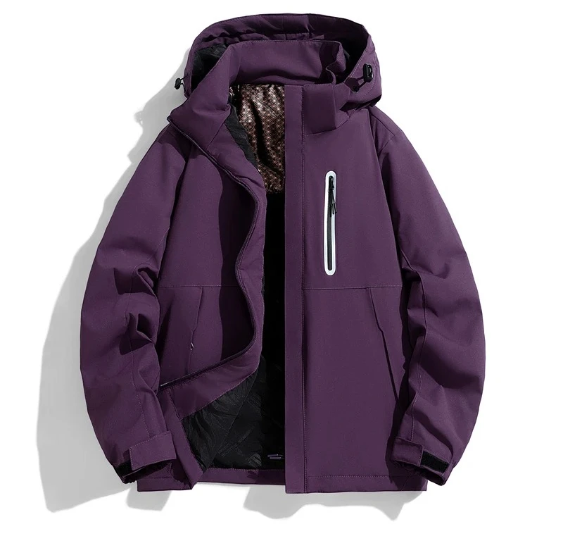 Men's & Women's Winter Fleece-Lined Jacket, Windproof Waterproof Coat with Detachable Hood, Outdoor Workwear & Daily Travel
Men's & Women's Winter Fleece-Lined Jacket, Windproof Waterproof Coat with Detachable Hood, Outdoor Workwear & Daily Travel