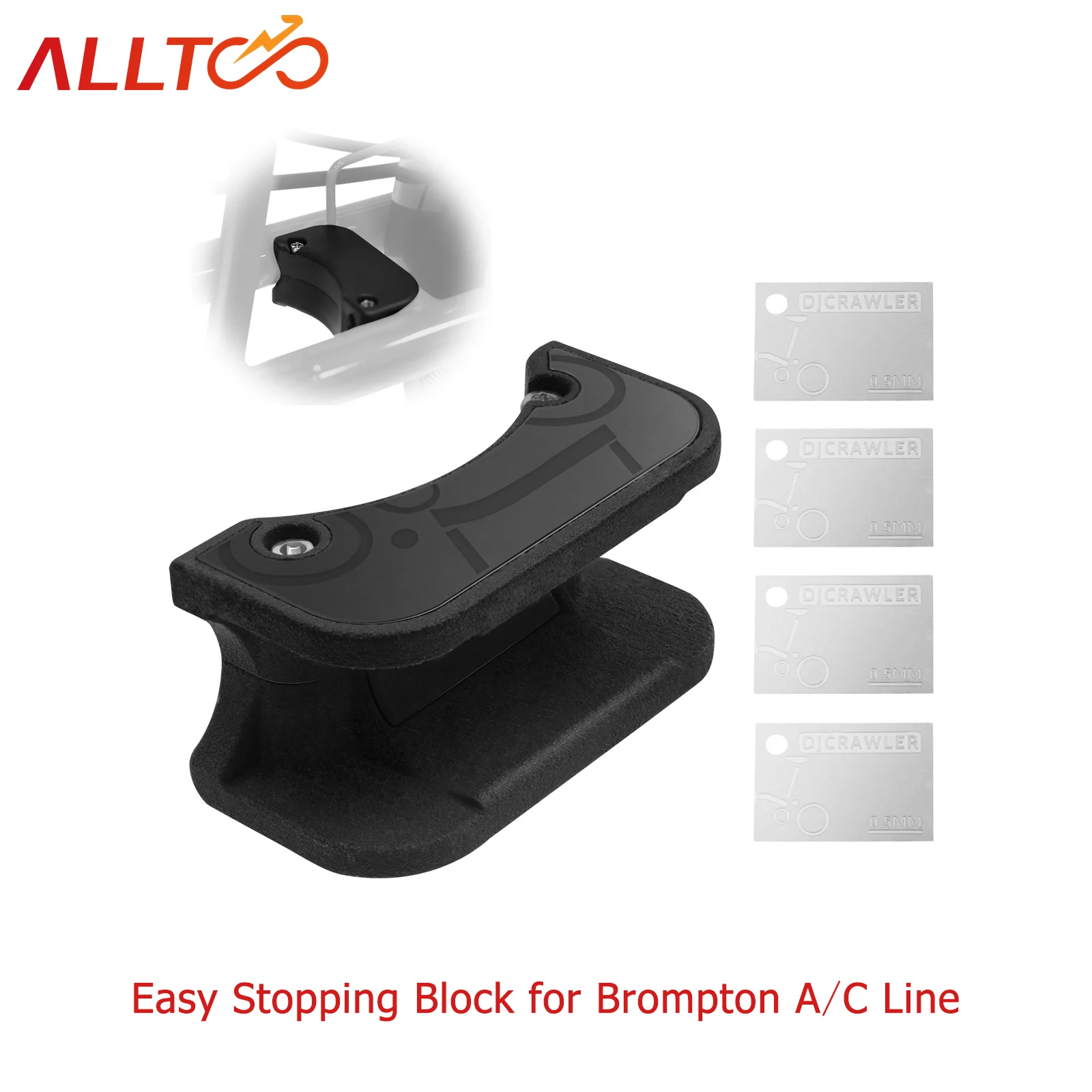 Easy Stopping Preventing Loose Split Type Parking Blocks for Brompton bicycle A/C Line Bike Part Accessories Not Fit P/T Line
Easy Stopping Preventing Loose Split Type Parking Blocks for Brompton bicycle A/C Line Bike Part Accessories Not Fit P/T Line