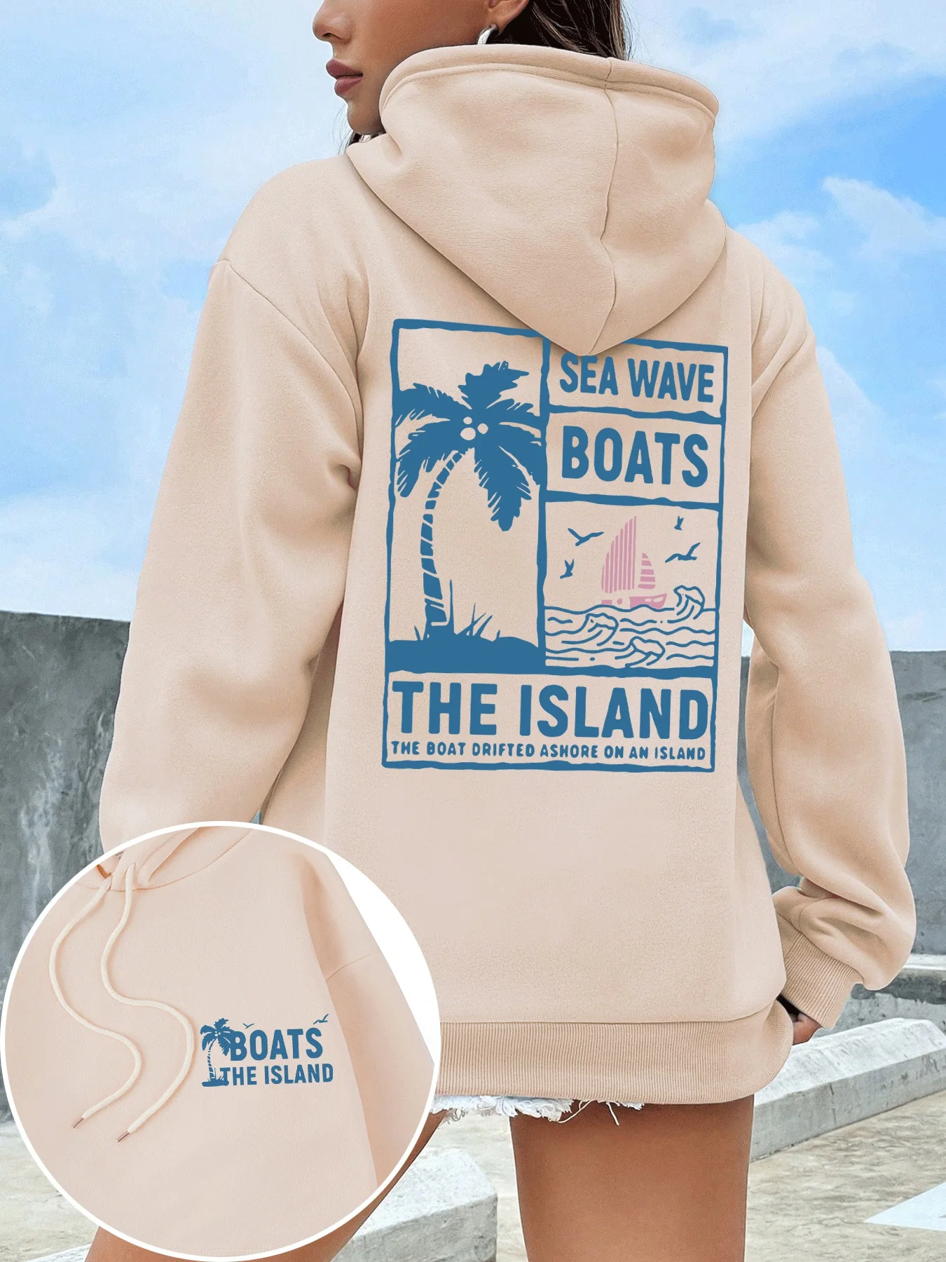 Sea Wave Boats The Island Printing Hoodies Women Hip Hop All-Match Sportswear Casual Fleece Hoody Autumn Pocket Pullover
Sea Wave Boats The Island Printing Hoodies Women Hip Hop All-Match Sportswear Casual Fleece Hoody Autumn Pocket Pullover
