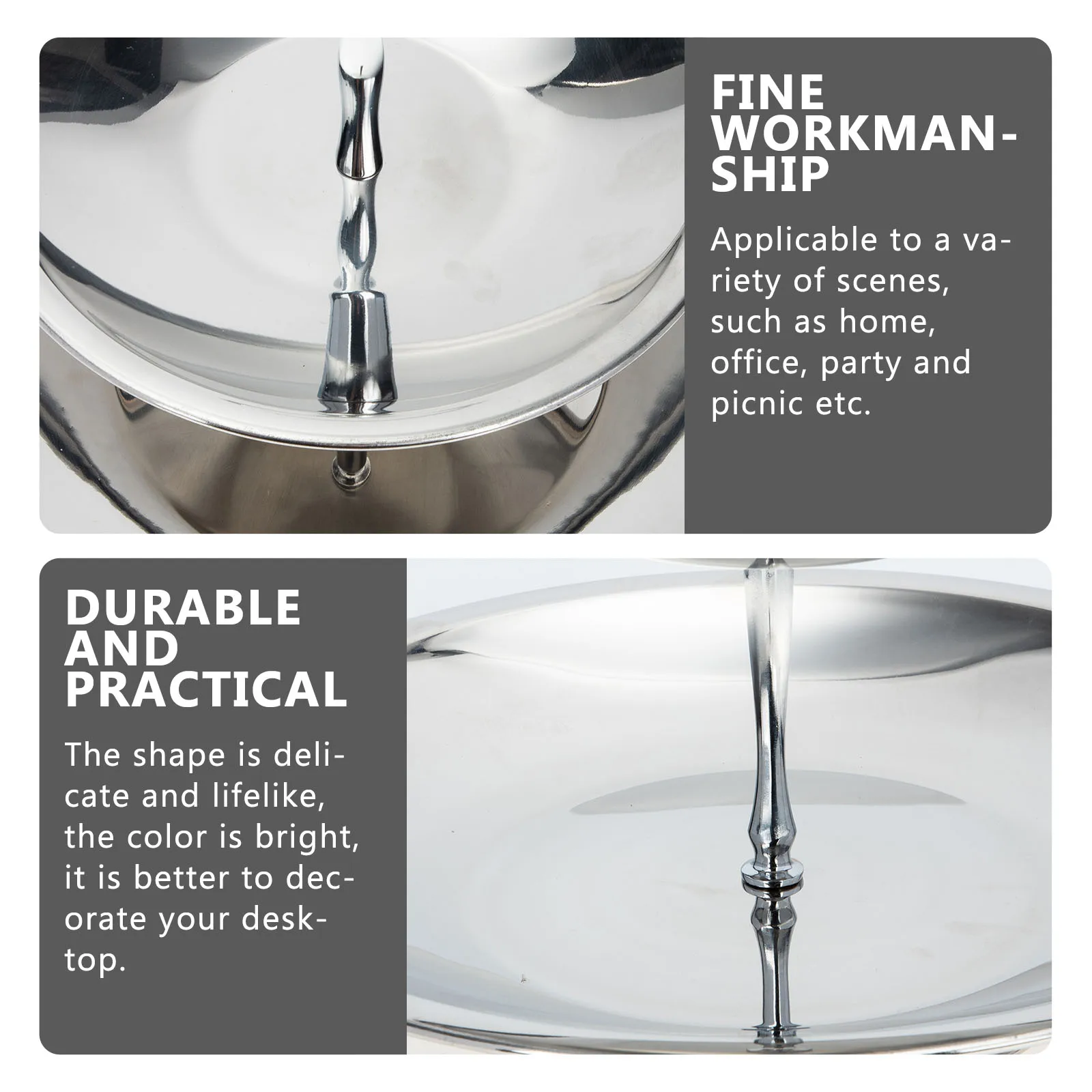 3 Tier Serving Tray Detachable Snack Plate Dessert Display Stand For Home Office Party Picnic Multi-Layer Fruit Holder
3 Tier Serving Tray Detachable Snack Plate Dessert Display Stand For Home Office Party Picnic Multi-Layer Fruit Holder