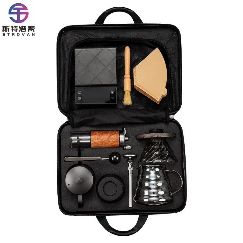 WestGreen Outdoor Coffee Travel Sets Tools with Pour Over Pot Manual Grinder Water Kettle Hand Coffee Maker Kit 10PCS Set
WestGreen Outdoor Coffee Travel Sets Tools with Pour Over Pot Manual Grinder Water Kettle Hand Coffee Maker Kit 10PCS Set