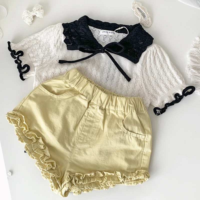 Girls' Casual Soft Shorts Summer Kids Cotton Ruffle Shorts Korean Version Baby Fungus Edge Hot Pants Children'S Fashion Shorts
Girls' Casual Soft Shorts Summer Kids Cotton Ruffle Shorts Korean Version Baby Fungus Edge Hot Pants Children'S Fashion Shorts