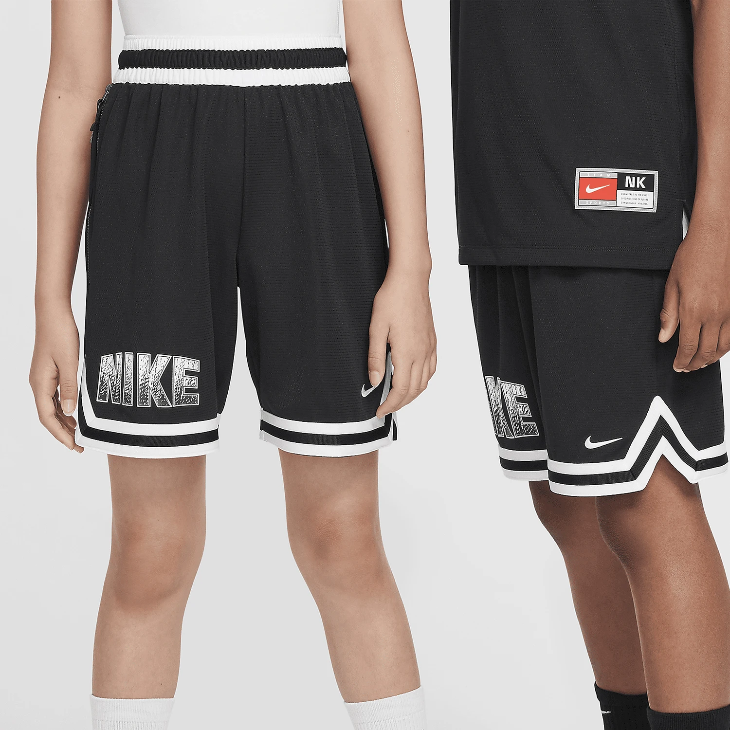 Nike Official Genuine Dri-FIT Big Kids Breathable Loose Basketball Shorts FZ5262-010
Nike Official Genuine Dri-FIT Big Kids Breathable Loose Basketball Shorts FZ5262-010