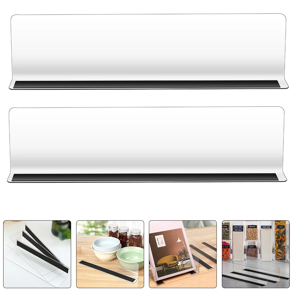 4pcs L-shaped Transparent Shelf Dividers 25cm Magnetic 6cm for Supermarket Retail Clothes Clear Closet
4pcs L-shaped Transparent Shelf Dividers 25cm Magnetic 6cm for Supermarket Retail Clothes Clear Closet
