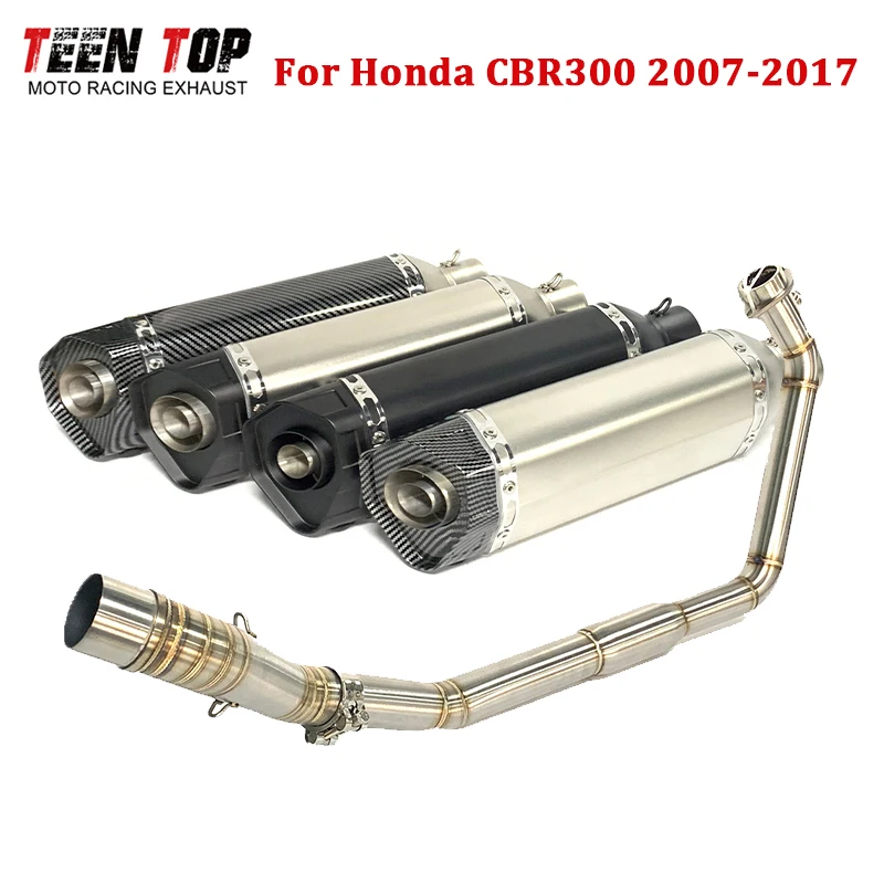 Motorcycle Exhaust System For Honda CBR300 CBR 300 Exhaust Pipe 304SUS Front Link Pipe 51mm CBR300 Escape Moto Elbow Silencer
Motorcycle Exhaust System For Honda CBR300 CBR 300 Exhaust Pipe 304SUS Front Link Pipe 51mm CBR300 Escape Moto Elbow Silencer