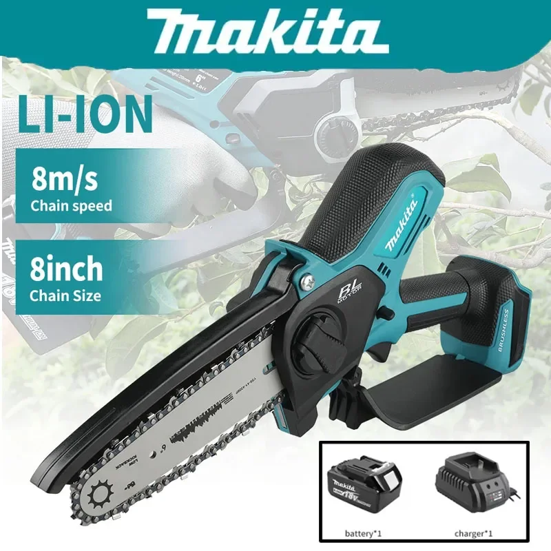 Makita 18V Cordless Chainsaw 6-Inch Small Handheld Electric Logging Sawzall Mini Portable Chainsaw for Woodworking
Makita 18V Cordless Chainsaw 6-Inch Small Handheld Electric Logging Sawzall Mini Portable Chainsaw for Woodworking