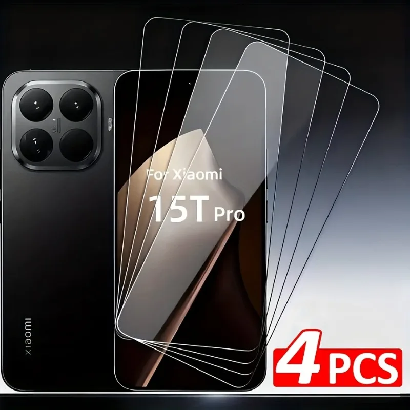 4 шт. HD прозрачное закаленное стекло для Xiaomi 15T Pro Защитная пленка для экрана Xiaomi 14 13T 12T 11T Pro Защитная стеклянная пленка
4 шт. HD прозрачное закаленное стекло для Xiaomi 15T Pro Защитная пленка для экрана Xiaomi 14 13T 12T 11T Pro Защитная стеклянная пленка