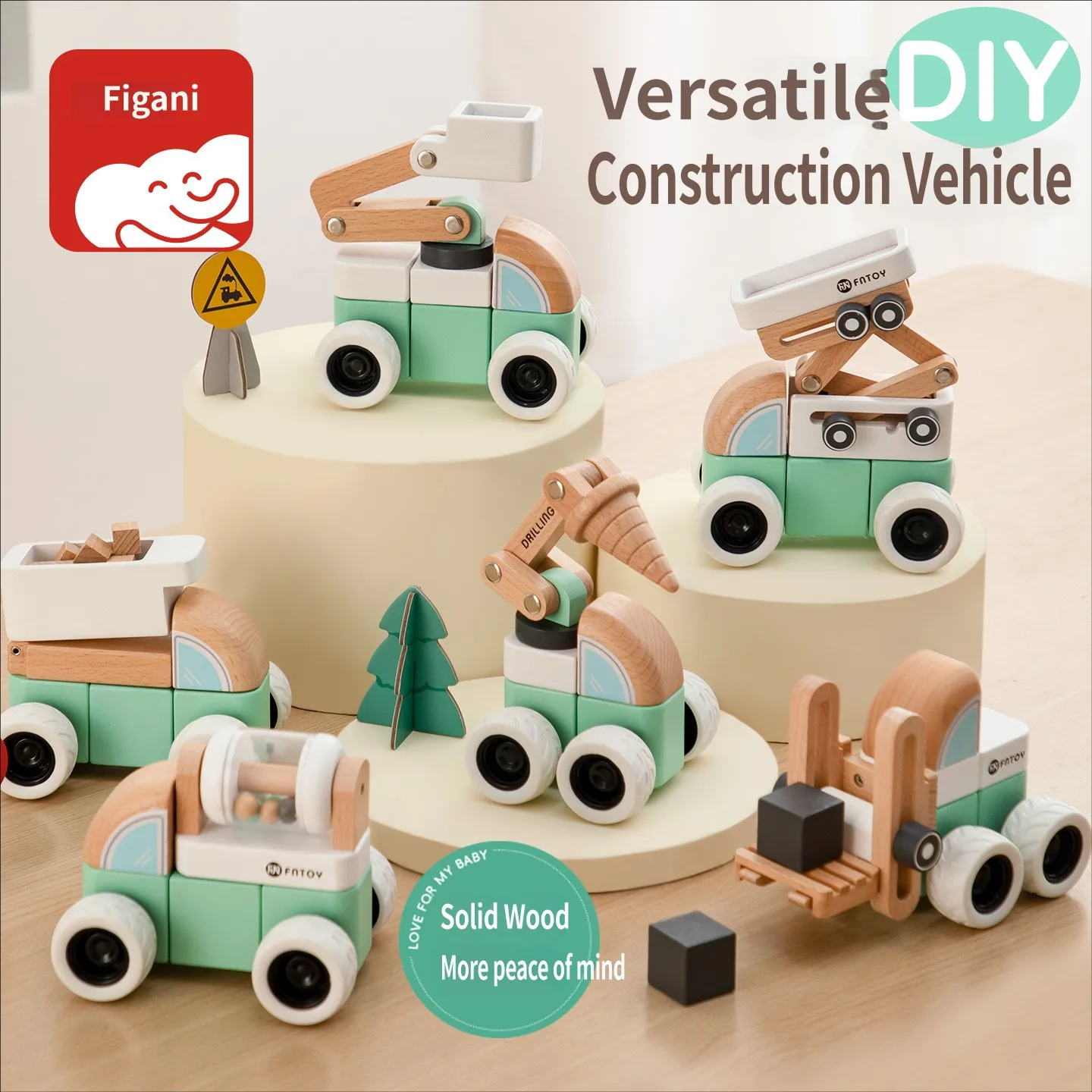 Wooden Children's Engineering Vehicle Boy's Variety Assembled Building Blocks Toy Car Set School Gift-Giving Educational Toys
Wooden Children's Engineering Vehicle Boy's Variety Assembled Building Blocks Toy Car Set School Gift-Giving Educational Toys