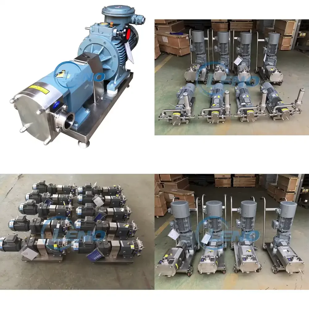 LENO High Viscous Fluid Liquid Grease Oil Transfer Rotor Lobe Pump With Housing and Trolly
LENO High Viscous Fluid Liquid Grease Oil Transfer Rotor Lobe Pump With Housing and Trolly