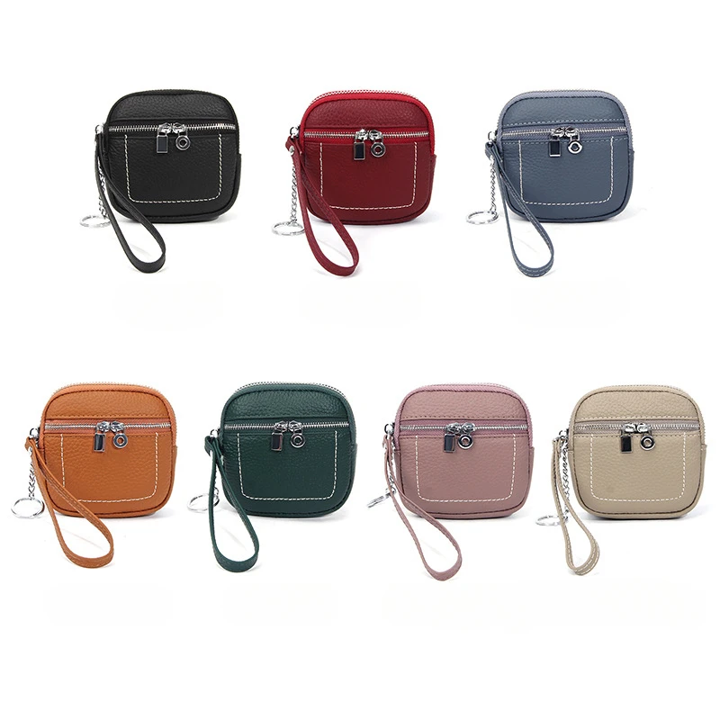 2025 New First-layer Cowhide Small Wallet Womens Genuine Leather Small Lipstick Earphones Storage Keychain Mini Change Bag
2025 New First-layer Cowhide Small Wallet Womens Genuine Leather Small Lipstick Earphones Storage Keychain Mini Change Bag