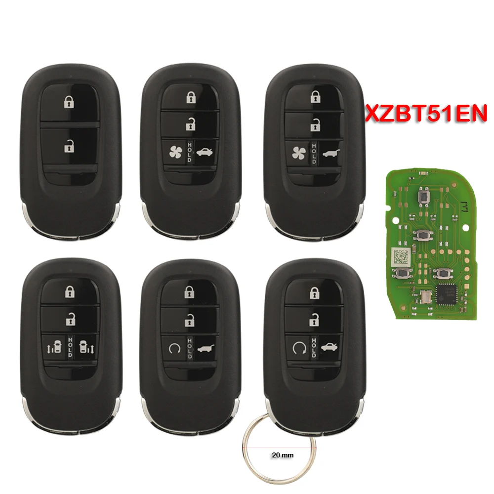 jingyuqin Xhorse VVDI XZ Series XZBT51EN With Key Shell Smart Remote Key For Honda Accord HRV FIT XRV ZRV Odyssey Civic CR-V
jingyuqin Xhorse VVDI XZ Series XZBT51EN With Key Shell Smart Remote Key For Honda Accord HRV FIT XRV ZRV Odyssey Civic CR-V