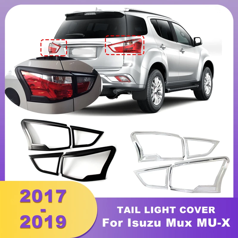 Rear Black Tail Lights Cover Tail Lamp Hoods For Isuzu Mux MU-X 2017 2018 2019
Rear Black Tail Lights Cover Tail Lamp Hoods For Isuzu Mux MU-X 2017 2018 2019
