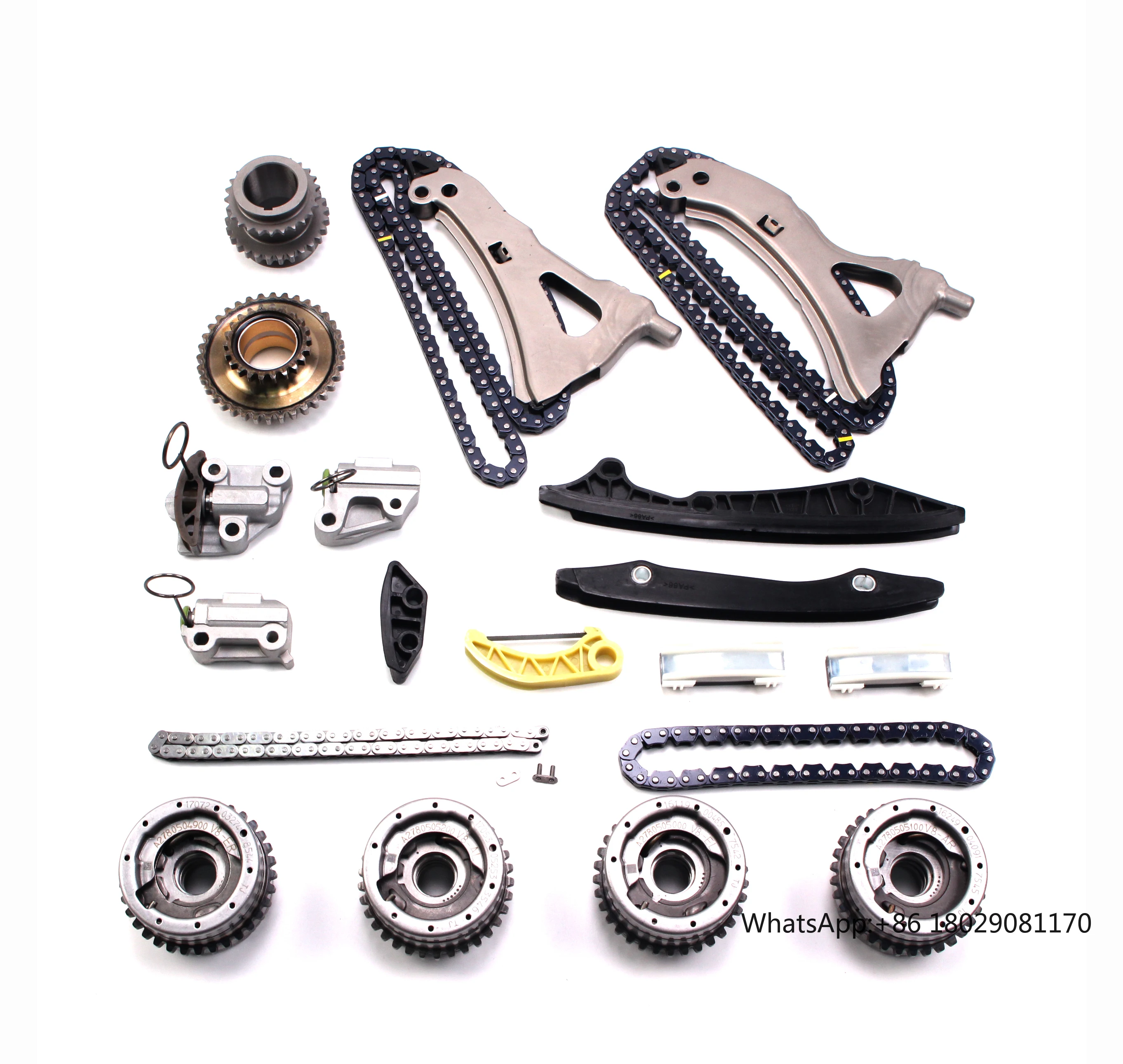 Комплект цепи ГРМ двигателя для Benz Mercedes CLS500 E500 GL500 GLE500 GLS500 ML500 S500 CL500 SL500 4.7L V8 M278 12-19 гг.
Комплект цепи ГРМ двигателя для Benz Mercedes CLS500 E500 GL500 GLE500 GLS500 ML500 S500 CL500 SL500 4.7L V8 M278 12-19 гг.