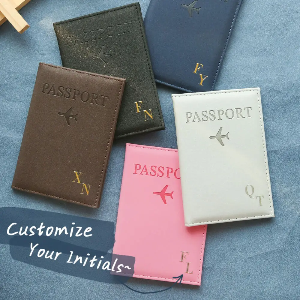 Personalized Custom Two Initials Hot Stamp Passport Cover Embossed Airplane Leather Travel Passport Holder Custom Gift
Personalized Custom Two Initials Hot Stamp Passport Cover Embossed Airplane Leather Travel Passport Holder Custom Gift