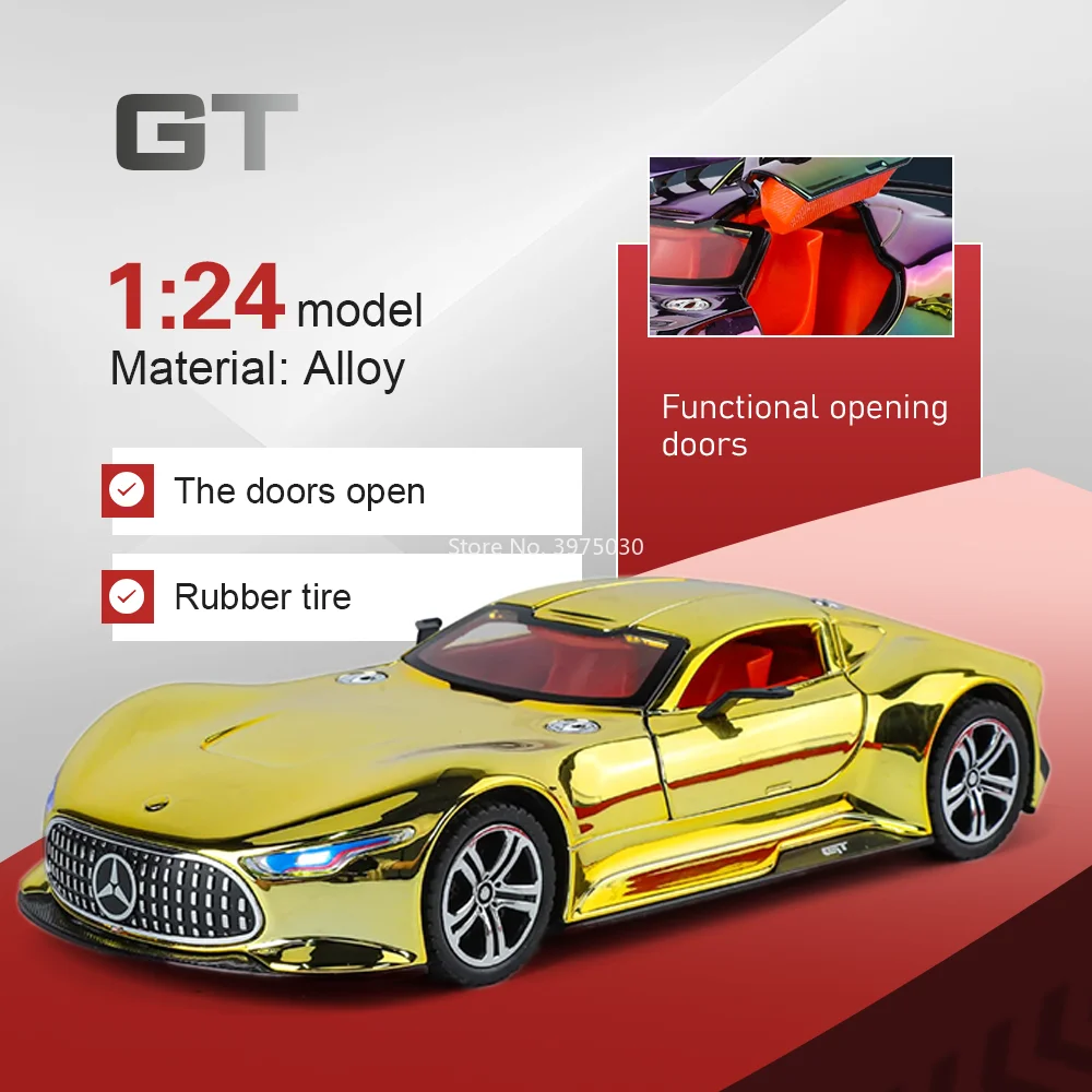 1:24 Vision GT Atlantic Car Miniature Model Alloy Deicast Toys Pull Back Shock Absorption Doors Opened Vehices Gift for Friends
1:24 Vision GT Atlantic Car Miniature Model Alloy Deicast Toys Pull Back Shock Absorption Doors Opened Vehices Gift for Friends