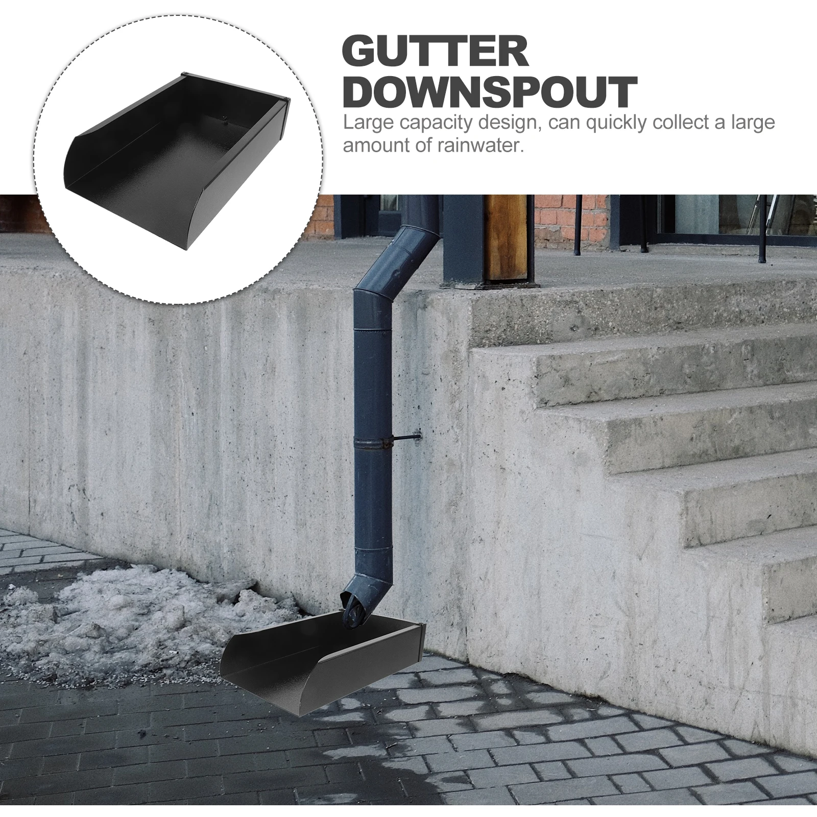 300x200x65mm Deep Gray Aluminum Gutter Downspout Splash Block Rainwater Collector for Villa Building Efficient Drainage System
300x200x65mm Deep Gray Aluminum Gutter Downspout Splash Block Rainwater Collector for Villa Building Efficient Drainage System