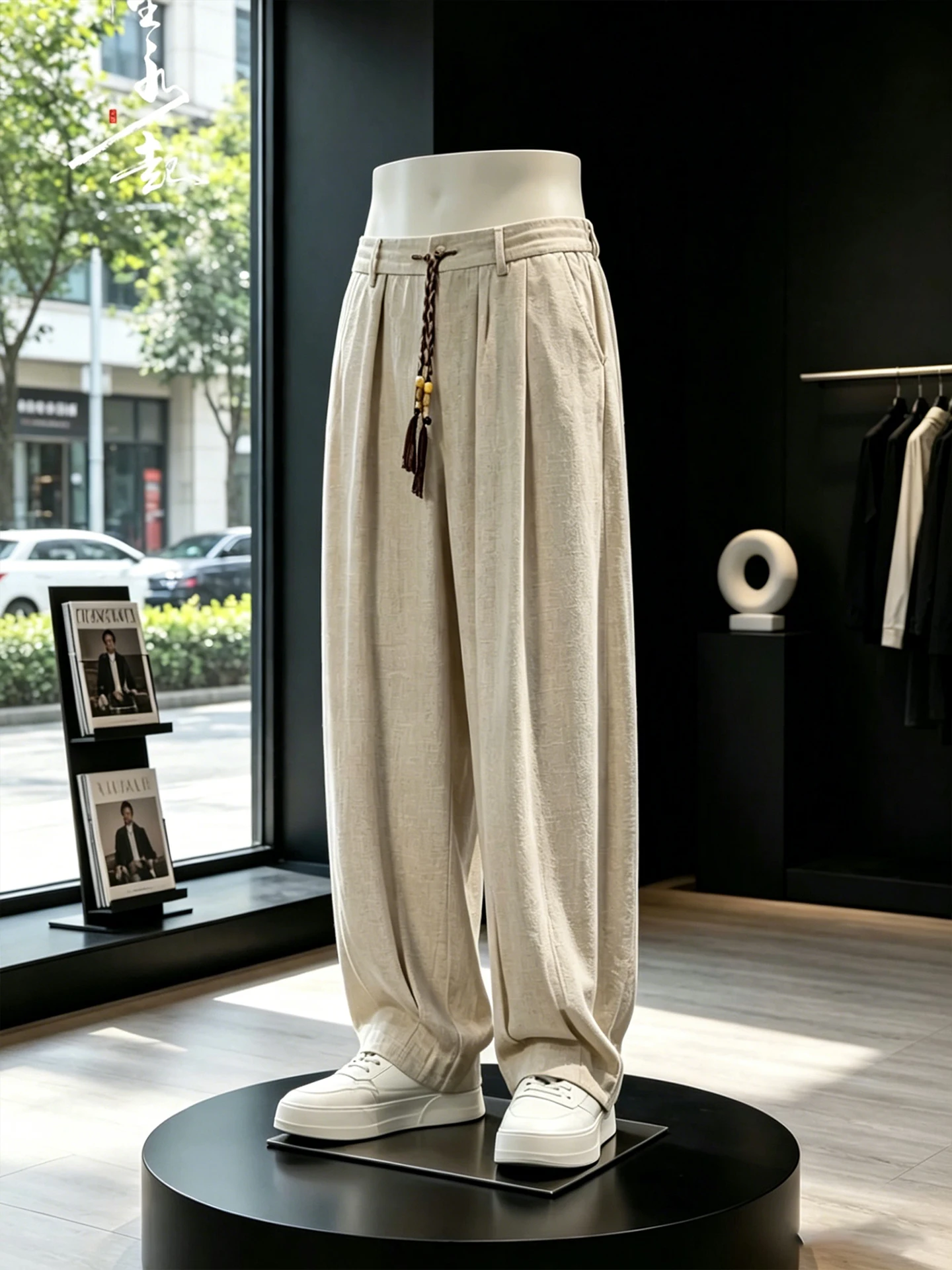 Chinese Style Cotton Linen Men's Casual Pants Summer Loose Drapey Wide Leg Lantern Pants Breathable Quick Dry Straight Tube
Chinese Style Cotton Linen Men's Casual Pants Summer Loose Drapey Wide Leg Lantern Pants Breathable Quick Dry Straight Tube