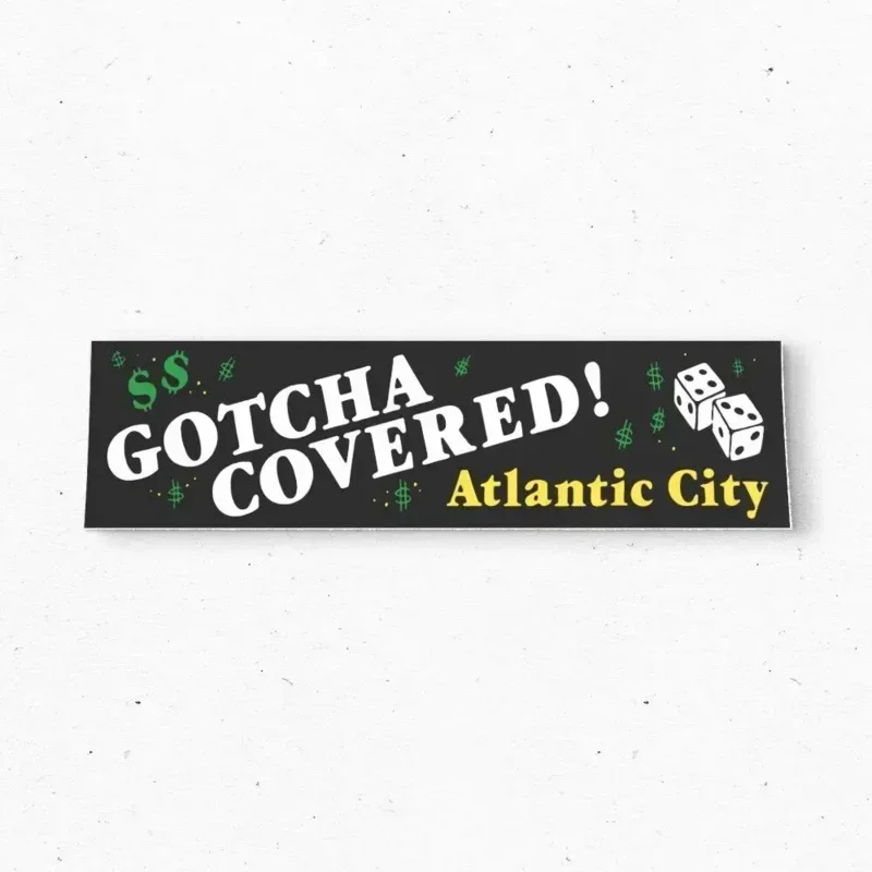 Atlantic City New Jersey bumper sticker-Tourism USA vintage style 80s 90s-bumper stickers-car stickers 
Atlantic City New Jersey bumper sticker-Tourism USA vintage style 80s 90s-bumper stickers-car stickers