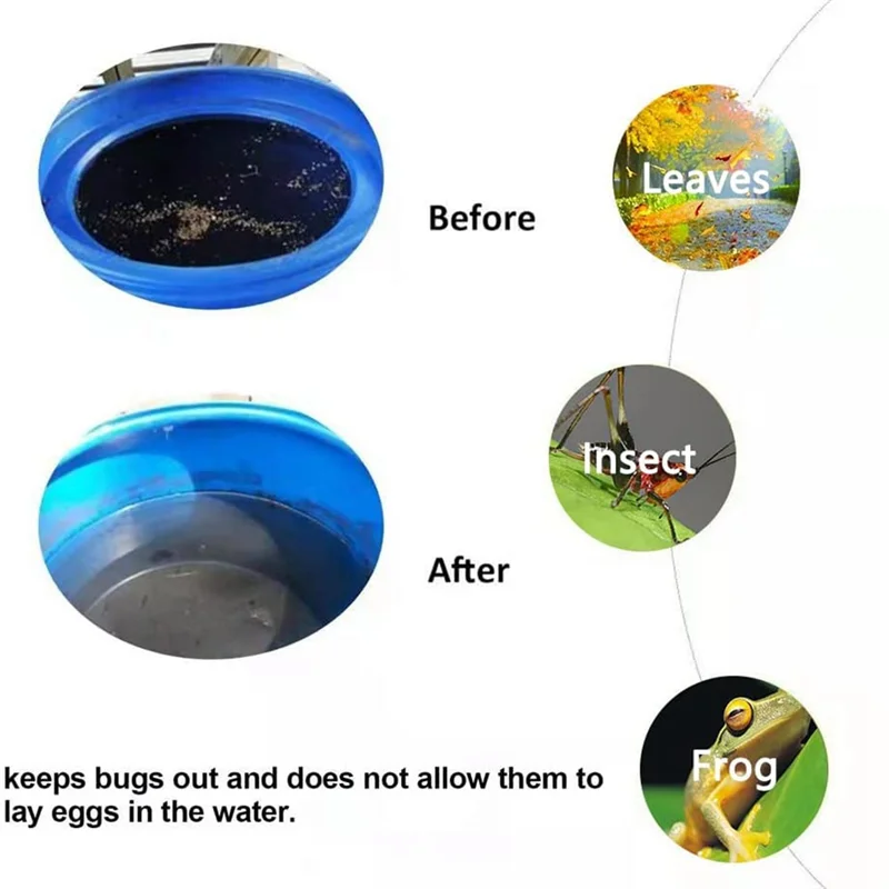 Well Made-Mesh Cover For Rain Barrels, Rain Barrel Netting Screen With Drawstring For Protecting Fallen Leaf Debris
Well Made-Mesh Cover For Rain Barrels, Rain Barrel Netting Screen With Drawstring For Protecting Fallen Leaf Debris