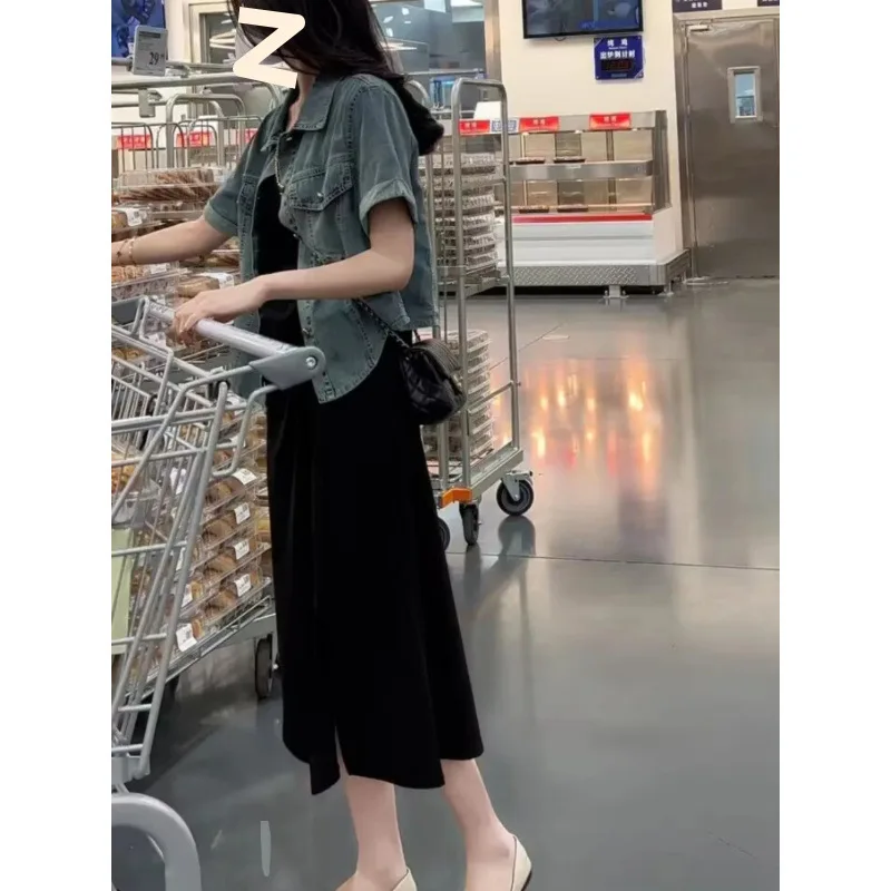 Denim Coat Oversize Womens Fall Suede Loose-Fitting Patchwork Drawstring Layered Checked Utility Oversized Open-Front Pleated OL
Denim Coat Oversize Womens Fall Suede Loose-Fitting Patchwork Drawstring Layered Checked Utility Oversized Open-Front Pleated OL