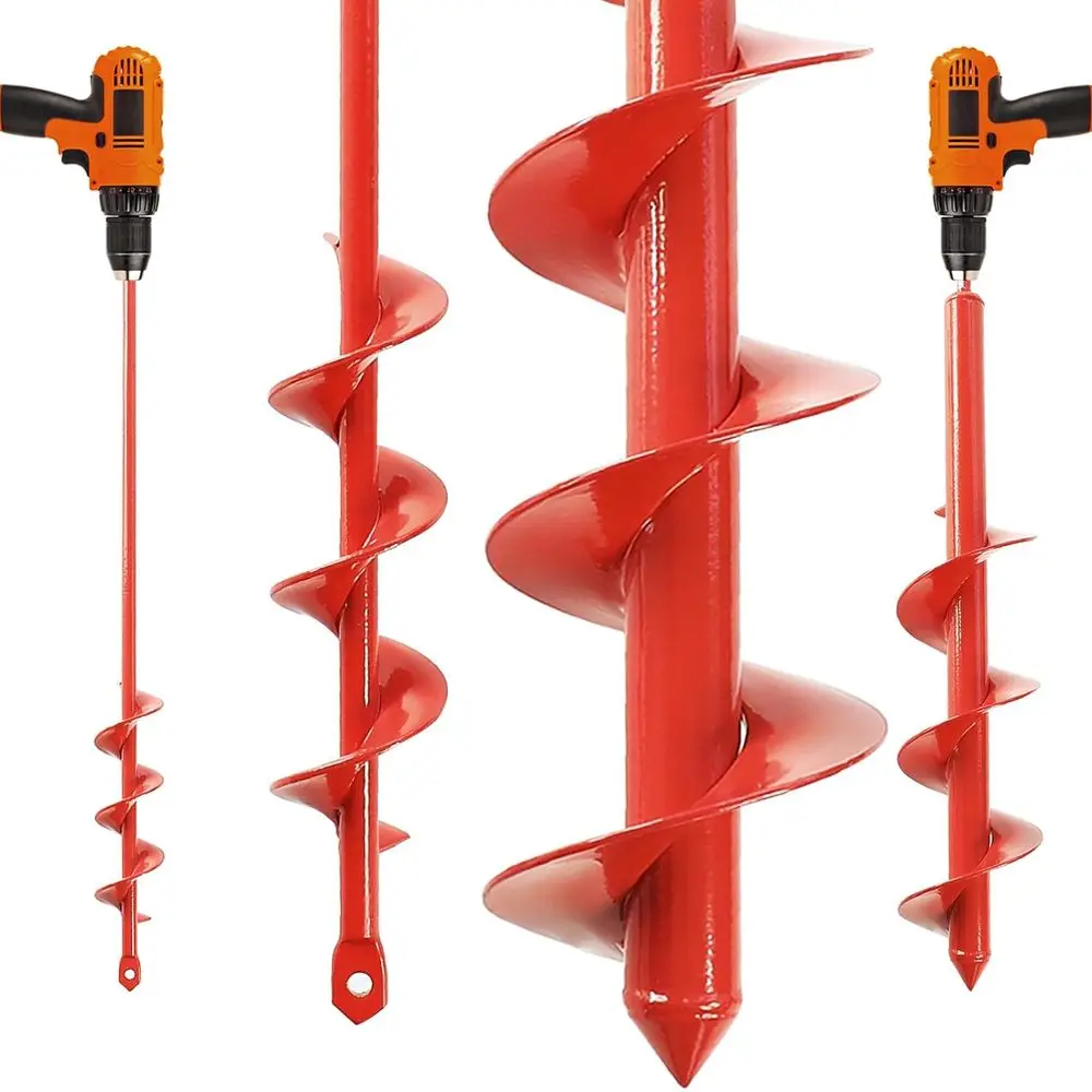 Auger Drill Bit or Planting Set, Garden Ground Earth Spiral Drill Bit, 3/8 Hex Drive Drill, Post Hole Digger Bulb Bedding Diggin
Auger Drill Bit or Planting Set, Garden Ground Earth Spiral Drill Bit, 3/8 Hex Drive Drill, Post Hole Digger Bulb Bedding Diggin