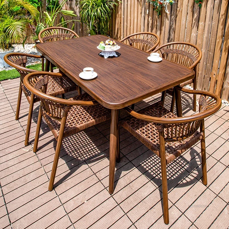 Home Creative Garden Furniture Sets Home Balcony Patio Furniture Outdoor Set Waterproof Sun Protection Outdoor Tables and Chairs
Home Creative Garden Furniture Sets Home Balcony Patio Furniture Outdoor Set Waterproof Sun Protection Outdoor Tables and Chairs