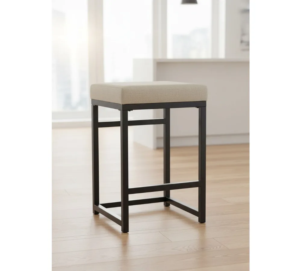 Modern 24-Inch Backless Metal Bar Stool | Counter Height Kitchen Island Stool | Durable & Stylish Home Decor Furniture
Modern 24-Inch Backless Metal Bar Stool | Counter Height Kitchen Island Stool | Durable & Stylish Home Decor Furniture
