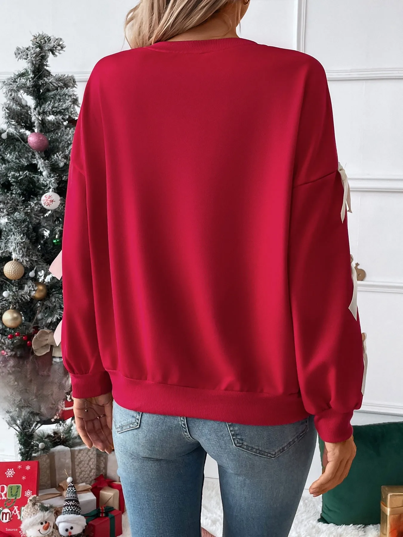 Свободный худи с круглым вырезом и бантом для женщин: комфортный, дышащий, длинный рукав, уличный стиль, повседневный образ
Свободный худи с круглым вырезом и бантом для женщин: комфортный, дышащий, длинный рукав, уличный стиль, повседневный образ