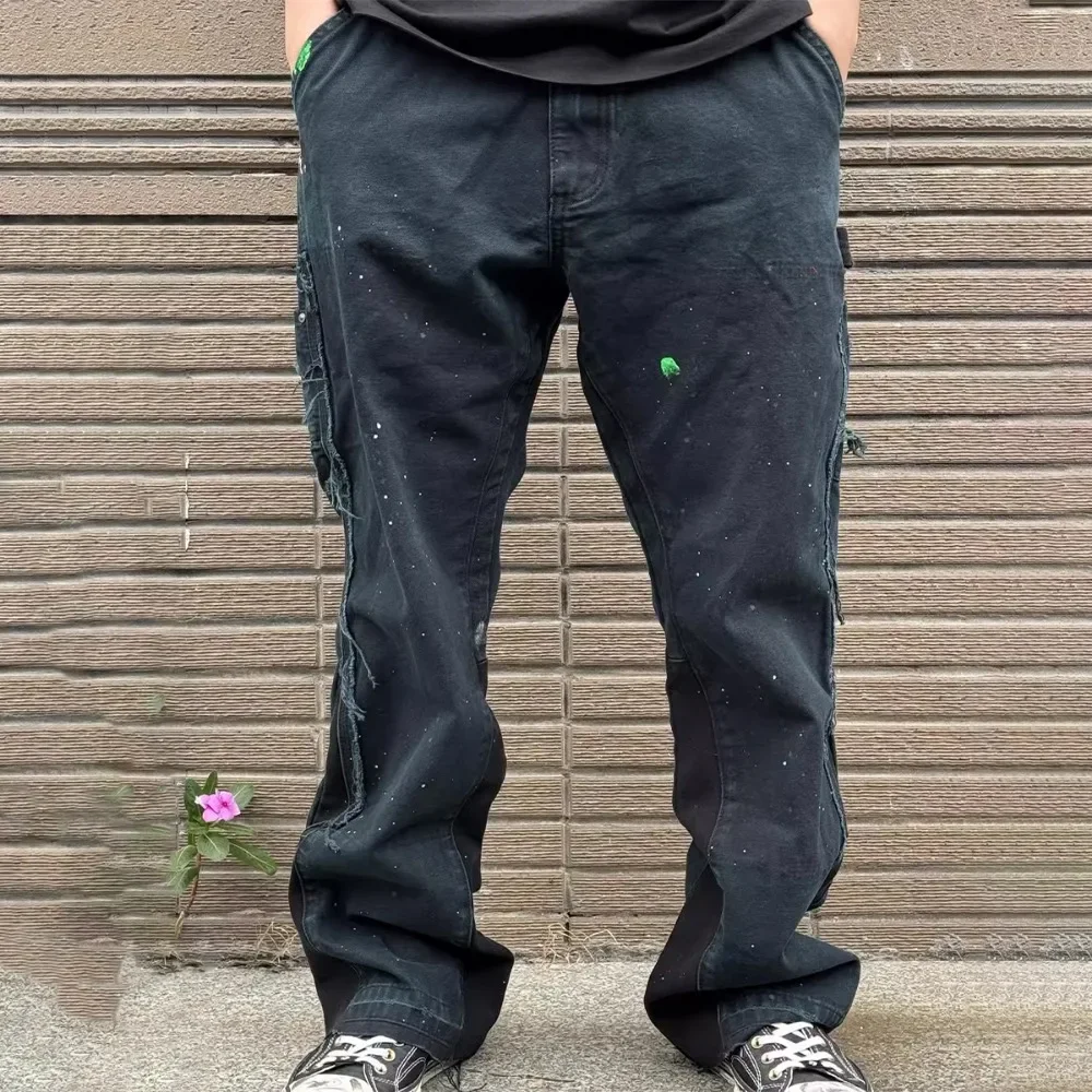 NIGO Men's Paint Splash Flared Pants Spring Autumn High Street Black Casual Straight Trousers #NGTOP11689
NIGO Men's Paint Splash Flared Pants Spring Autumn High Street Black Casual Straight Trousers #NGTOP11689