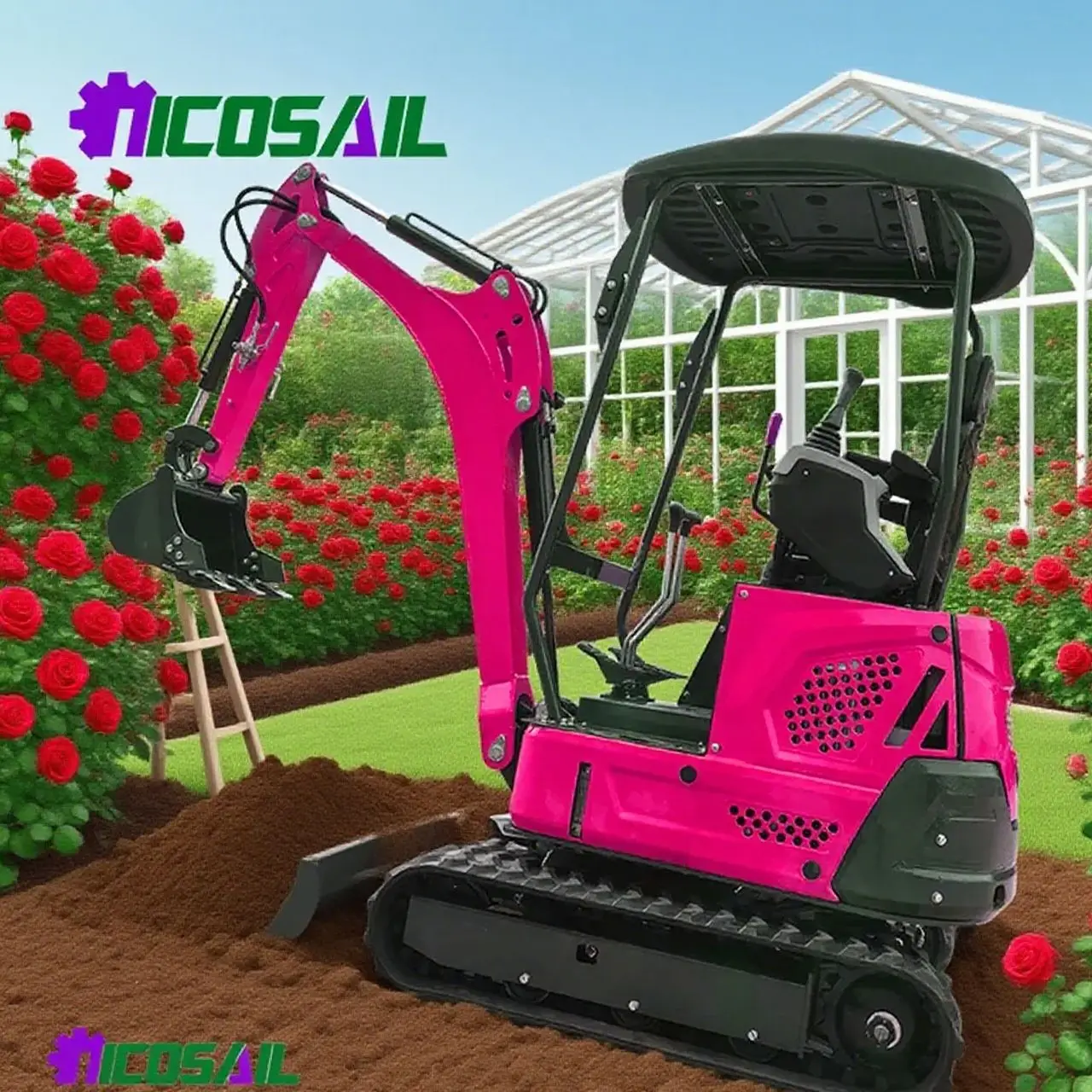 Small excavator trencher compact track loader garden greening and agricultural backhoe
Small excavator trencher compact track loader garden greening and agricultural backhoe