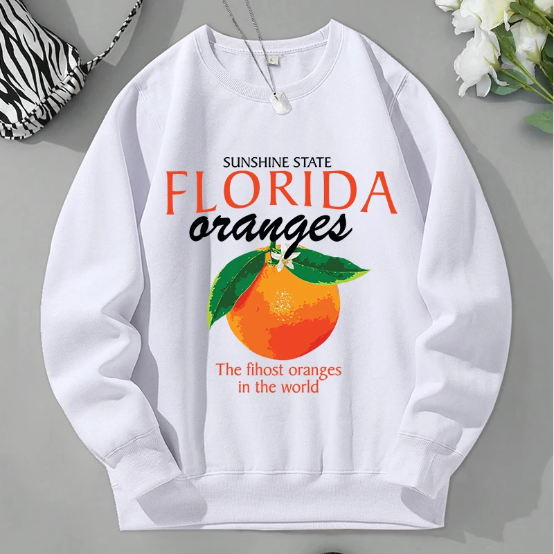 Sunshine State Florida Oranges Printed Male Sweatshirts Fashion Street Clothes Autumn O-Neck Sweatshirt Casual Warm Pullover Men
Sunshine State Florida Oranges Printed Male Sweatshirts Fashion Street Clothes Autumn O-Neck Sweatshirt Casual Warm Pullover Men