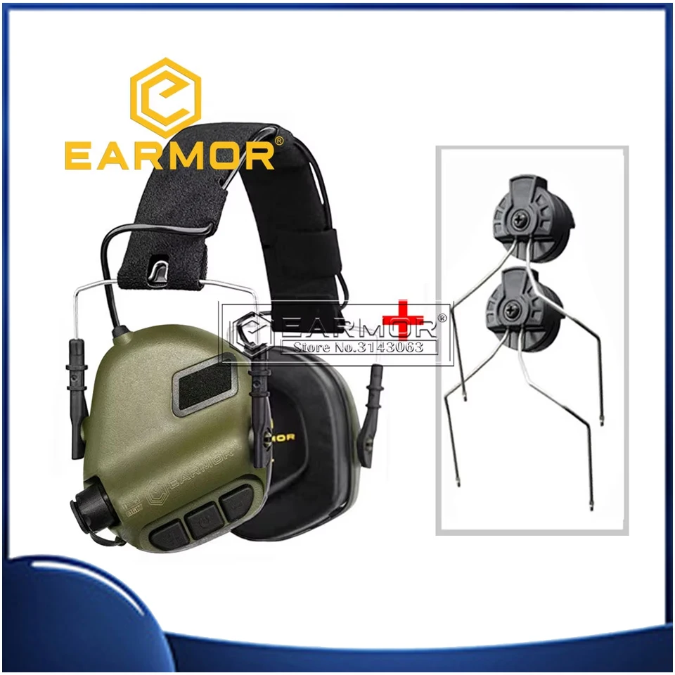 EARMOR M31 MOD4 Tactical Headset & ARC Rail Adapter Set 6 Color Shooting Noise Clearance Headset
EARMOR M31 MOD4 Tactical Headset & ARC Rail Adapter Set 6 Color Shooting Noise Clearance Headset