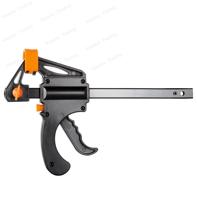 Industrial Trigger Deep Throat Woodworking Strong Fixing Clip F Clip, Portable Heavy Duty Fast Woodworking F Clip
Industrial Trigger Deep Throat Woodworking Strong Fixing Clip F Clip, Portable Heavy Duty Fast Woodworking F Clip