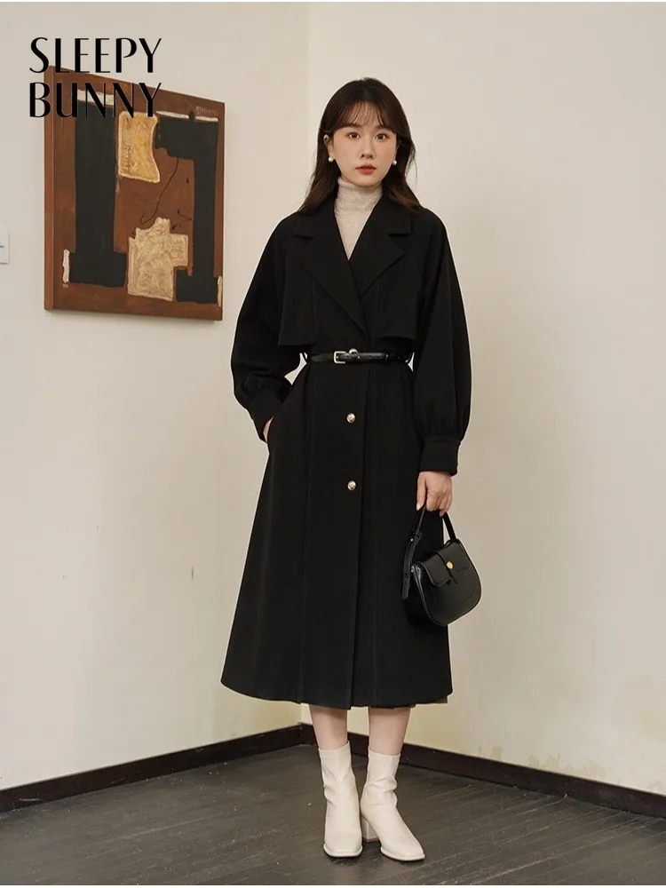 Women Elegant Long Wool-Like Coat Slim Fit Belted Midi Overcoat Chic Spring Commuter Outerwear Lady Minimal Warm Daily Style
Women Elegant Long Wool-Like Coat Slim Fit Belted Midi Overcoat Chic Spring Commuter Outerwear Lady Minimal Warm Daily Style