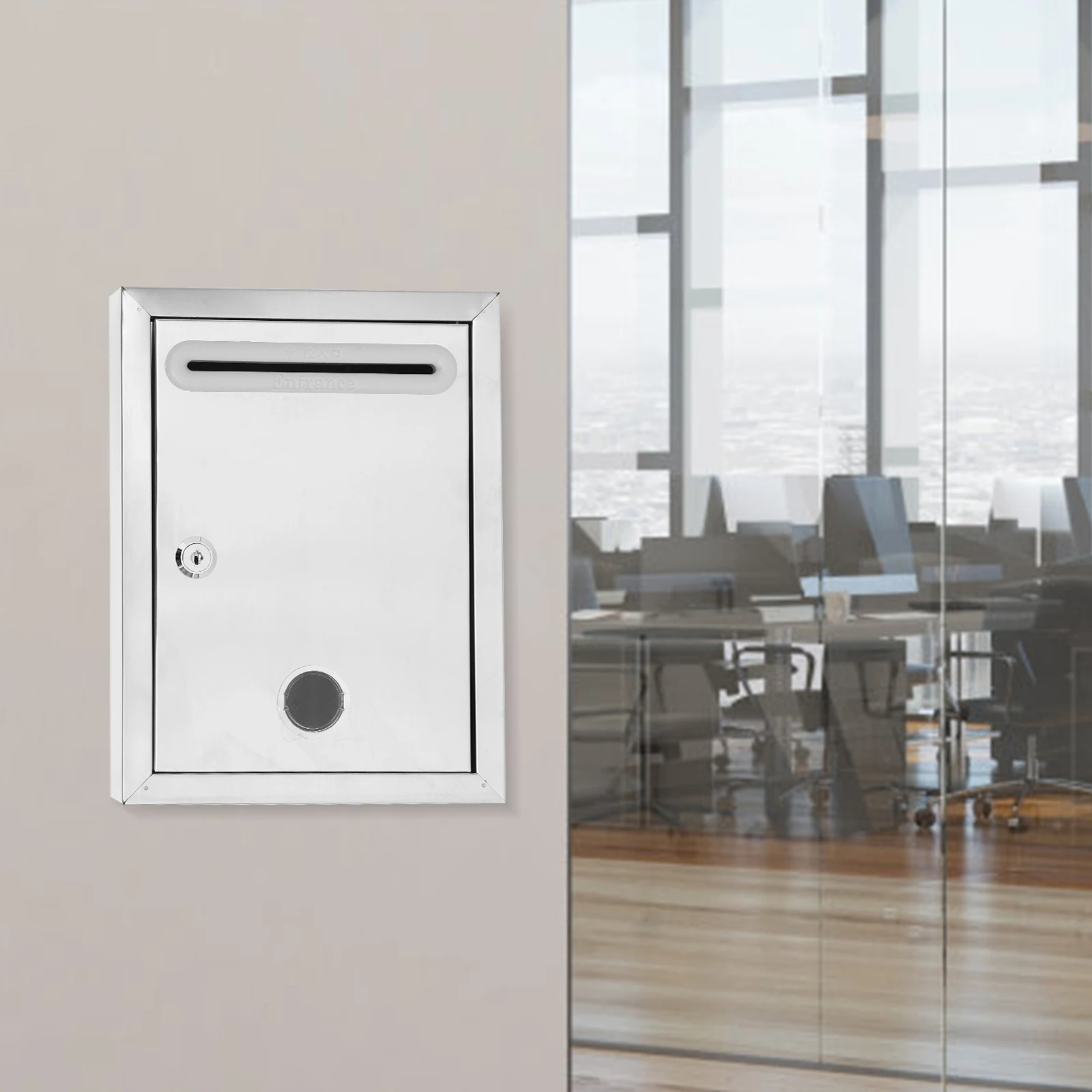 Wall Mounted Complaint Mailbox Safe Locking Storage Bins Suggestion Collect Bin Deposit Drop Metal Post Box Hanging
Wall Mounted Complaint Mailbox Safe Locking Storage Bins Suggestion Collect Bin Deposit Drop Metal Post Box Hanging