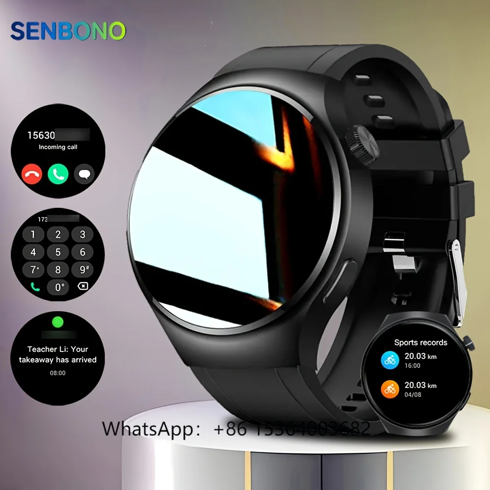 TJXL-SENBONO V19 Smart Watch Men 1.39'' HD Screen Calling Waterproof Heart Rate Sports Fitness Smartwatch for HUAWEI Android IO
TJXL-SENBONO V19 Smart Watch Men 1.39'' HD Screen Calling Waterproof Heart Rate Sports Fitness Smartwatch for HUAWEI Android IO