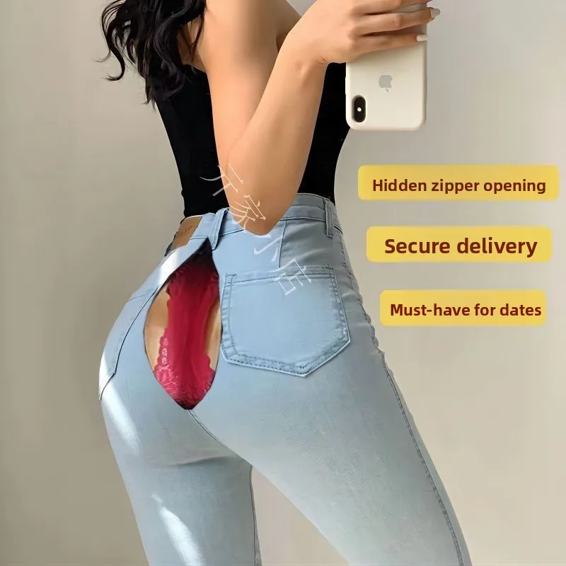 Удобные джинсовые джинсы с невидимой молнией для женщин, удобные для свиданий на открытом воздухе, не нужно удалить, удобные девятиточечные l талии
Удобные джинсовые джинсы с невидимой молнией для женщин, удобные для свиданий на открытом воздухе, не нужно удалить, удобные девятиточечные l талии