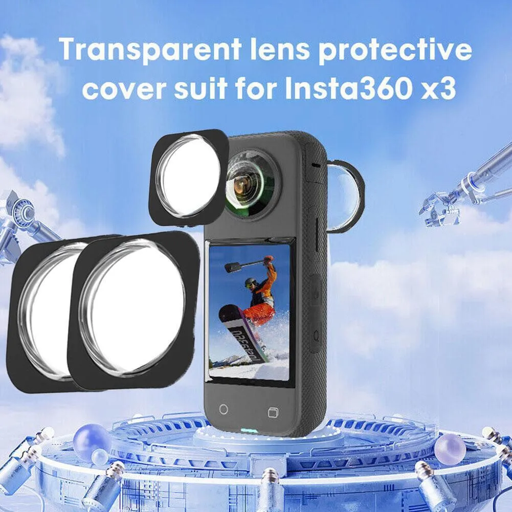 Protective Lens Guards Cap Cover for Insta360 X3 Accessories
Protective Lens Guards Cap Cover for Insta360 X3 Accessories