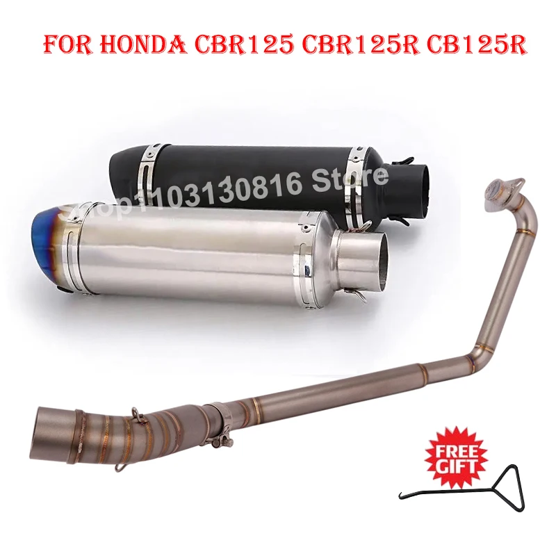 For Honda CBR125 CBR125R CB125R CBR 125 125R 2010 - 2016 Motorcycle Exhaust Full Systems Muffler Escape Front Middle Link Pipe
For Honda CBR125 CBR125R CB125R CBR 125 125R 2010 - 2016 Motorcycle Exhaust Full Systems Muffler Escape Front Middle Link Pipe
