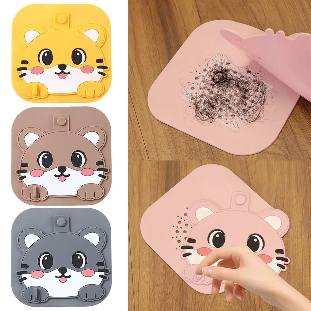 Silicone Sewer Floor Drain Cover Cartoon Cat Anti Odor Shower Drain Cover Anti-blocking Anti-insect Floor Drain Pad
Silicone Sewer Floor Drain Cover Cartoon Cat Anti Odor Shower Drain Cover Anti-blocking Anti-insect Floor Drain Pad