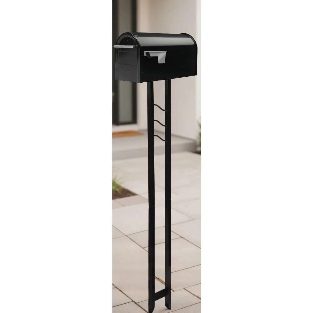 Weather-Resistant Steel Mailbox with Post, Black Medium Curbside, USPS Approved for Home Delivery
Weather-Resistant Steel Mailbox with Post, Black Medium Curbside, USPS Approved for Home Delivery
