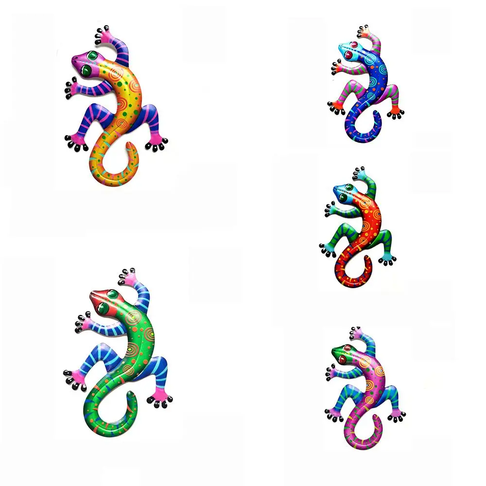 Iron Art Gecko Ornaments Wall Art Decoration Simulation Small Metal Gecko Lizard Sculptures Outdoor Home Garden Frnaments
Iron Art Gecko Ornaments Wall Art Decoration Simulation Small Metal Gecko Lizard Sculptures Outdoor Home Garden Frnaments