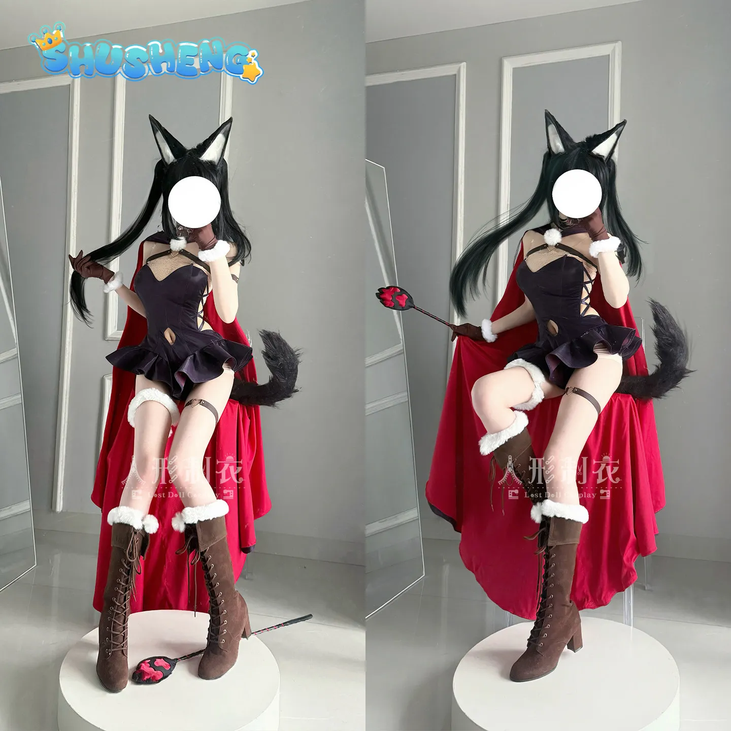 Tokisaki Kurumi Nightmare Date a Live Wolverization Cosplay Costume Bitten Halloween Party Women Sexy Dress Headwear Cloak Set
Tokisaki Kurumi Nightmare Date a Live Wolverization Cosplay Costume Bitten Halloween Party Women Sexy Dress Headwear Cloak Set