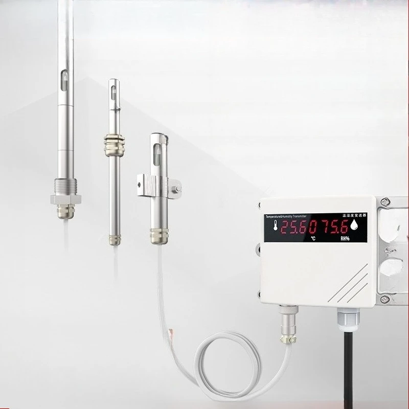 High-precision industrial thermometer warehouse special wall-mounted temperature and humidity sensor 485 temperature and humidit
High-precision industrial thermometer warehouse special wall-mounted temperature and humidity sensor 485 temperature and humidit