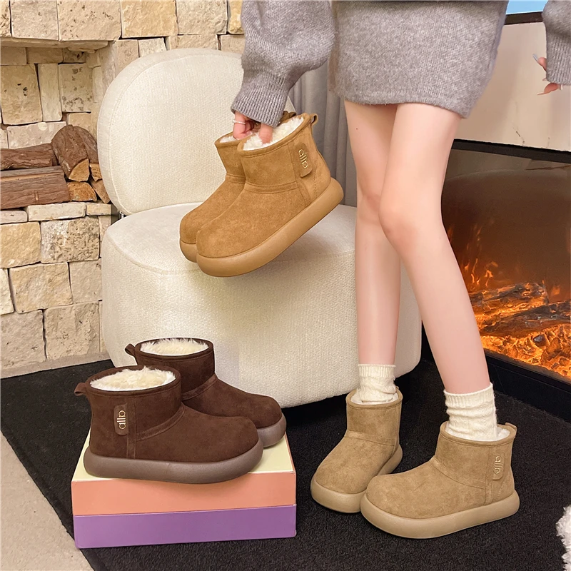 Новое поступление зимних женских теплых зимних хлопковых сапог на флисовой подкладке, утолщенных
Новое поступление зимних женских теплых зимних хлопковых сапог на флисовой подкладке, утолщенных