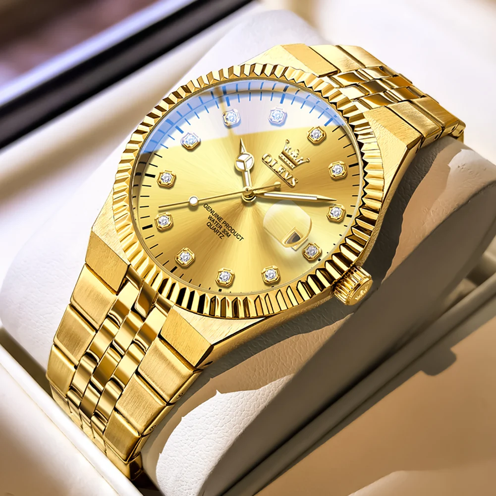 OLEVS New Fashion Watch Men Top Brand Luxury Waterproof Luminous Date Clock Sport Watches Mens Quartz Wristwatch Relogio
OLEVS New Fashion Watch Men Top Brand Luxury Waterproof Luminous Date Clock Sport Watches Mens Quartz Wristwatch Relogio